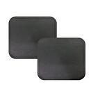 Knsz oturma minderi 2 li artis&mutlu syh suni deri tel bar taburesi sandalyesi için