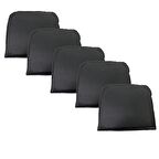 Knsz sırt minderi 5 li mazlum syh suni deri cırtlı tel sandalyesi sırtı için