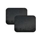 Knsz oturma minderi 2 li zengin&mağrur&uslu siyah çizgili kumaş tel bar sandalyesi için