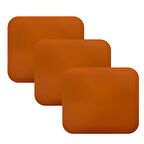 Knsz oturma minderi 3 lü mazlum trn suni deri tel sandalyesi oturma yeri için