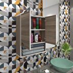 Kenzlife banyo ecza dolabı bakunin crd 60*40*20 mutfak (m)üst arkalıklı alt arkalıksız