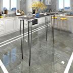 Knsz yemek masası hemdem grisyh 105*140*040 mutfak ofis çalışma