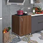 Kenzlife ocak dolabı kamuran cvz 85*60*56 hazır mutfak ankastre gömme ocak için arkalıksız