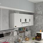 Kenzlife hazır mutfak floro22 byz 060*150*22 mutfak banyo dolabı kapaklı raflı