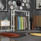 Kenzlife giysi dolabı casim 100*100*25 byz askılık ayakkabılık