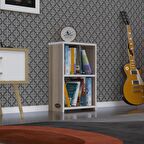 Kenzlife kitaplık süper ga 060*40*19 crd 2 katlı tek bölme ofis mutfak banyo dolabı arkalıksız