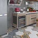 Kenzlife ankastre modülü kabini tilkowski3 crd 85*60*56 fırın ocak dolabı ayarlı ayaklı üstü kapalı 