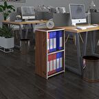 Kenzlife klasörlük raflı attila cvz 70*40*30 kitaplık ofis arkalıksız