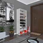 Kenzlife ayakkabılık goya byz 160*70*30 arkalıksız ayakkabı ofis dolabı iki bölme