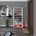 Kenzlife ayakkabılık ayakkabı dolabı kilitli gutan byz 160*70*32 kapaklı ofis dolabı iki bölme