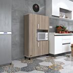 Kenzlife mini fırın dolabı alpkuntsağ crd 148*90*30 ayaklı mikroalga midi fırın mutfak