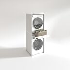 Kenzlife çamaşır-kurutma makinesi dolabı avi senna byz 187*070*60 çekmeceli banyo