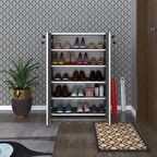 Kenzlife ayakkabılık ayakkabı dolabı kilitli be real gri 100*70*32 kapaklı arkalıklı ofis dolabı