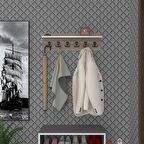 Kenzlife elbise askılığı askılık vettini crd 20*070*12 siyah 6 adet askı portmanto