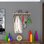 Kenzlife elbise askılığı karayemiş2 crd 26*076*12 vestiyer portmanto askı askılık 8 adet askı