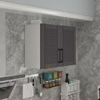 Kenzlife hazır mutfak dolabı kıvırcık60 gri mod2 60*080*32 mebran kapak suntalam gövde