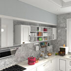 Kenzlife hazır mutfak dolabı kavun60 byz mod1 60*240*32 mebran kapak suntalam gövde