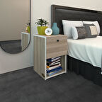 Kenzlife komodin izumi crd 60*39*39 komidin kitaplık ayakkabılık kapaklı arkalıklı