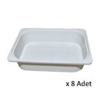 Kenzlife çamaşır mutfak sepeti byz 10*040*30 plastik sepet 08 adet 