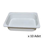 Çamaşır mutfak sepeti byz 10*040*30 plastik sepet 10 adet 