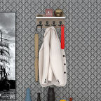 Kenzlife elbise askılığı askılık vettini38 crd 20*038*12 siyah 4 adet askı portmanto