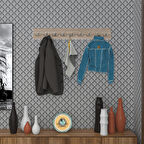 Kenzlife askılık tokadi mat cordoba renk suntalam 9 adet metal krom renk portmanto