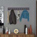 Kenzlife askılık tokadi mat gri renk suntalam 10 adet metal krom renk portmanto