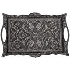 Kare Kalaylı Altı Kişilik Tepsi