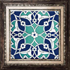 Armada Çini 20x20 Cm Ac 80 Selçuklu İznik Desen Kütahya Çini Pano