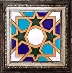 Armada çini 20x20 cm SP 99 Geometrik Tunus desenli Kütahya çinisi