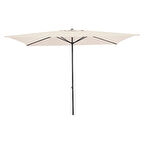 Alüminyum Çerçeveli Teras Balkon Bahçe Şemsiyesi Ekru