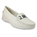 Mammamia 685 24YA Kadın Günlük Ayakkabı - Kemik