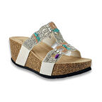 Guja 101 25YT Kadın Günlük Terlik Gümüş