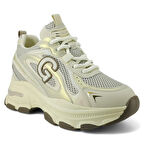 Guja 323 25YA Kadın Sneaker Günlük Ayakkabı Bej