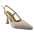 Beety 815 25YA Kadın Abiye Ayakkabı Bej