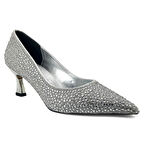 Beety 824 25YA Kadın Abiye Ayakkabı Gümüş