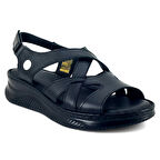 Mammamia 2370 25YS Kadın Günlük Sandalet Siyah