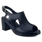 Mammamia 2405 25YS Kadın Günlük Sandalet Siyah