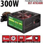 POWERBOOST BST-ATX300R 300W 12 Cm Kırmızı Fan Atx PSU RETAIL BOX (KUTULU)