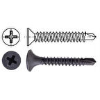 Meridyen 3,5x35 Matkap Uçlu Alçıpan Vidası 1000 Adet