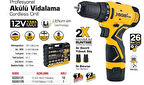 SGS 5131 Akülü Vidalama 12 Volt 1,5 Ah