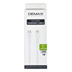 Demax D3 Usb To Lightning 1 Metre 3.1A Şarj Kablosu