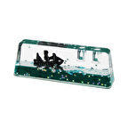 KALEMLİKLİ YEŞİL SU -YILDIZLI D.GEN MİKA YÜZEN BATMAYAN GEMİ DEKORATİF AKVARYUM 5X14X2.5-3.5CM  GO5060Gok120594