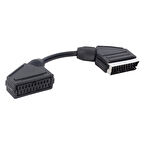 SCART ERKEK SCART DİŞİ ARA KABLO 20 CM ELEKTROMER  GO50608118780
