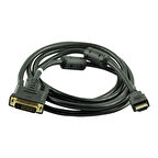 HDMI DVI KABLO 1.5 METRE  * NARİTA DVI 24+1 MALE TO HDMI 19P MALE  GO506089MT-12002