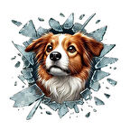 Fulcar Australian Shepherd Araç Stickerı