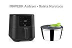 N8Werk 5.5 lt Yağsız Airfryer Mat Siyah
