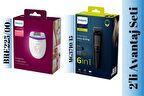 Philips Bre225/00 Epilatör - Philips Mg3710/15 Tıraş Makinesi 2'li Avantajlı Kişisel Bakım Seti
