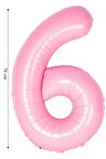 Folyo Balon 6 Rakamı Helyum Balon 76 cm