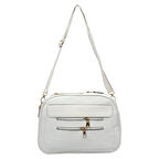 SİA ÇANTA Kabartma Yazı Detaylı Çapraz & El Tutma Askılı  Dört Gözlü Kullanışlı Şık Çanta